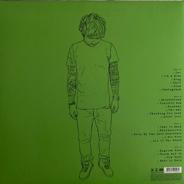 Ed Sheeran - X (2014) - New 2 LP Record 2024 Atlantic USA 10th Anniversary Edition Vinyl - Pop Rock / Soft Rock - Shuga Records