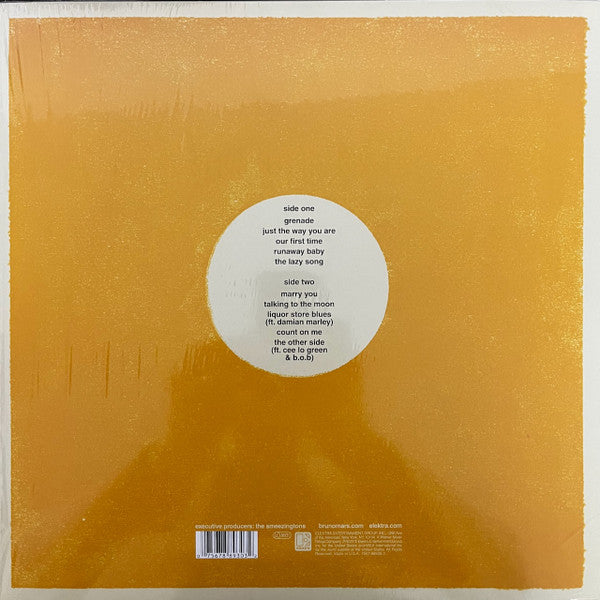 Bruno Mars - Doo-Wops & Hooligans (2010) - New LP Record 2024 Elektra Vinyl - Pop / RnB / Funk - Shuga Records