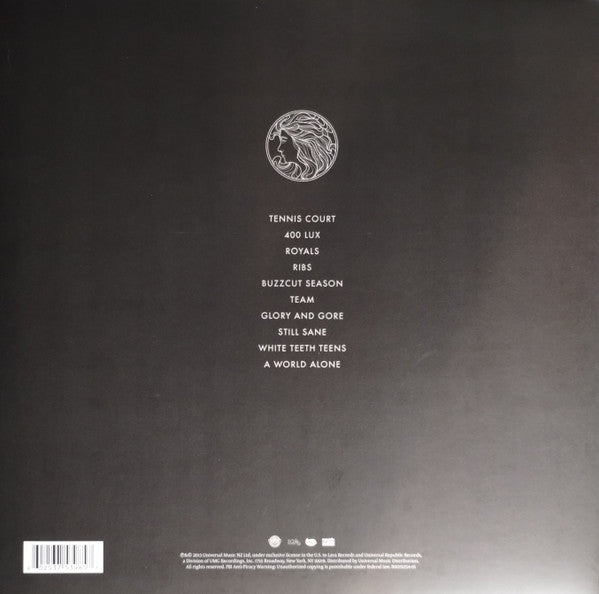 Lorde - Pure Heroine (2013) - New LP Record 2023 Lava Vinyl & Booklet - Indie Pop / Synth-pop - Shuga Records