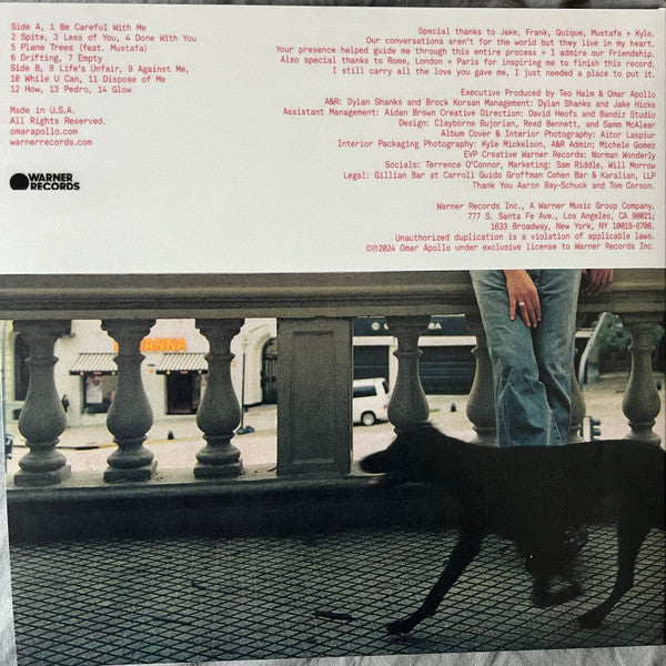 Omar Apollo - God Said No - New LP Record 2024 Warner USA White Vinyl & Insert - R&B / Indie Pop - Shuga Records