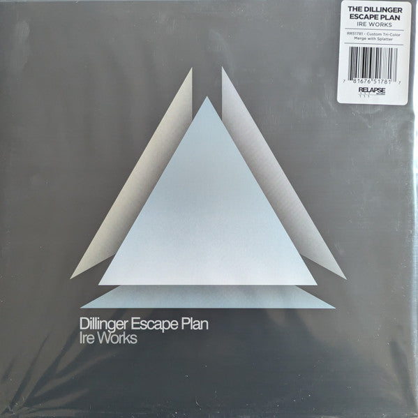 Dillinger Escape Plan - Ire Works (2007) - New LP Record 2024 Relapse Party Smasher Black, Cyan Blue And Metallic Silver Vinyl - Math Rock / Hardcore - Shuga Records