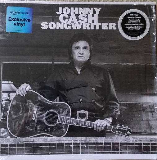 Johnny Cash - Songwriter - New LP Record 2024 Universal Amazon Music Exclusive Clear 180 Gram Vinyl - Country / Country Rock - Shuga Records