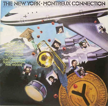 Various - The New York Montreux Connection - Recorded Live At The Kool Jazz Festival, New York City And The Montreux Jazz Festival, Switzerland - VG+ LP Record 1982 Columbia USA Promo Vinyl - Jazz / Post Bop - Shuga Records