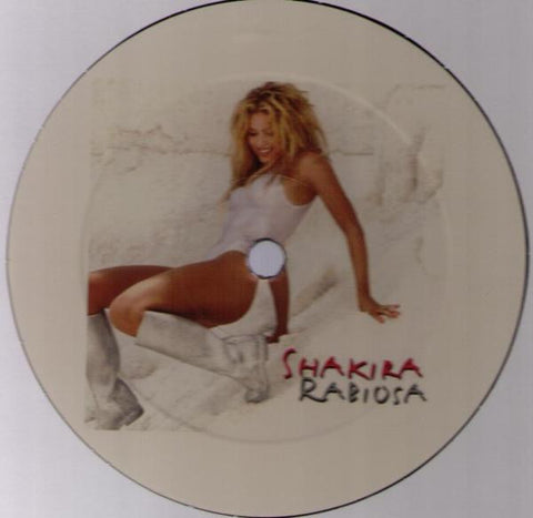 Shakira feat. Pitbull – Rabiosa - New 12" Single Record 2011 UK Clear Vinyl - House / Pop / EDM