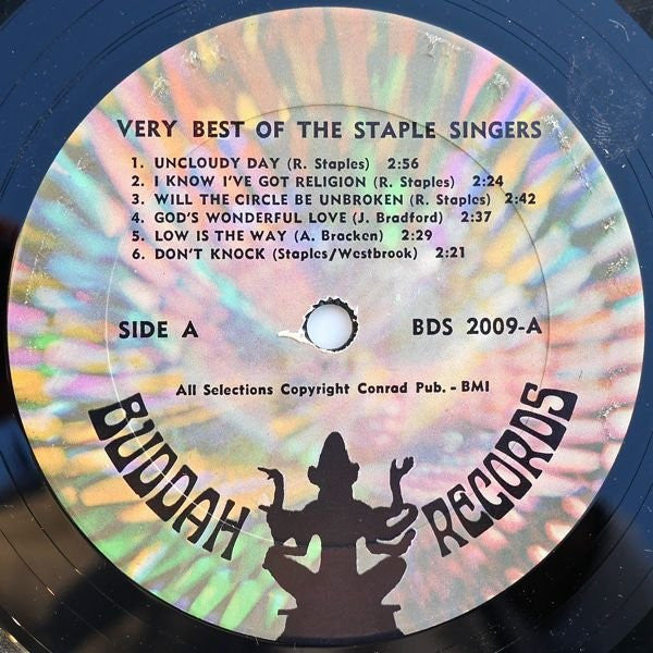 The Staple Singers - The Best Of The Staple Singers - VG+ LP Record 1969 Buddah USA Original Vinyl - Soul / Gospel - Shuga Records