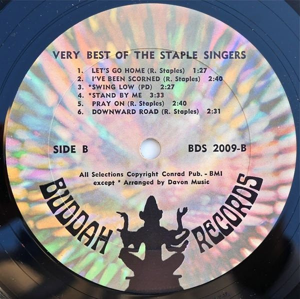 The Staple Singers - The Best Of The Staple Singers - VG+ LP Record 1969 Buddah USA Original Vinyl - Soul / Gospel - Shuga Records