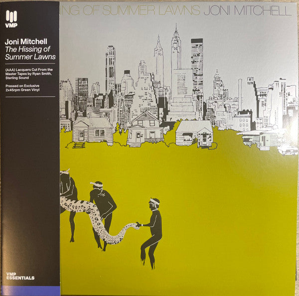 Joni Mitchell - The Hissing Of Summer Lawns (1975) - New 2 LP Record 2024 Asylum Vinyl Me, Please Club Green Vinyl - Rock / Fusion / Acoustic - Shuga Records