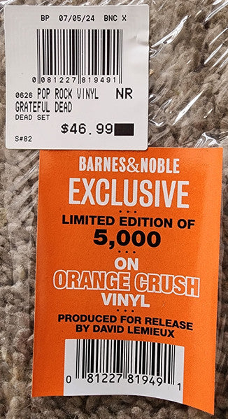 The Grateful Dead - Dead Set (1981) - New 2 LP Record 2024 Rhino Barnes & Noble Exclusive Orange Crush Vinyl - Psychedelic Rock / Folk Rock - Shuga Records