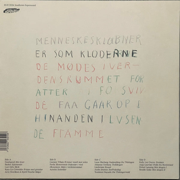 Various Artists - Jordsvingninger - New 2 LP Record 2025 Smalltown Supersound Vinyl - Electronic / Dark Ambient / Experimental - Shuga Records
