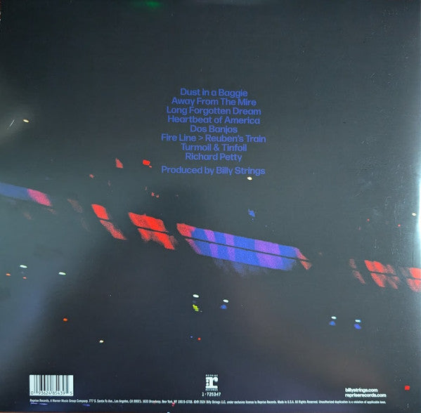 Billy Strings - Live Vol. 1 - New 2 LP Record 2024 Reprise Blue Transparent 180 gram Vinyl - Country / Bluegrass - Shuga Records
