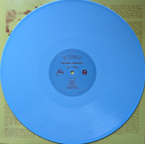 Remi Wolf - Big Ideas - New LP Record 2024 Island Baby Blue Vinyl & Poster - Pop Rock - Shuga Records