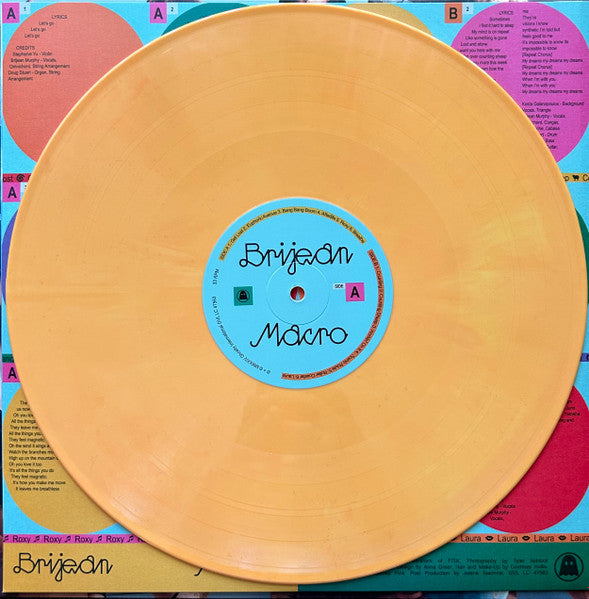Brijean - Macro - New LP Record 2024 Ghostly International Vinyl - Indie Pop / Disco / Psychedelic / House - Shuga Records