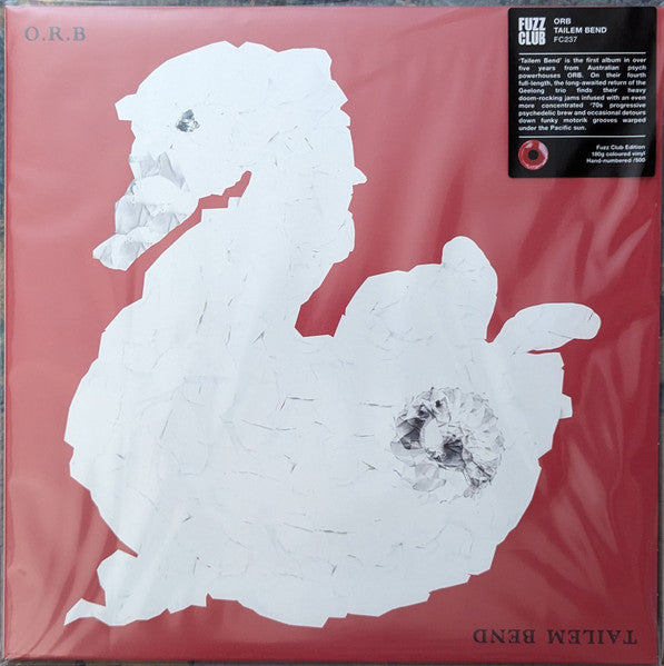ORB - Tailem Bend - New LP Record 2024 Fuzz Club Red / White Swirl Vin