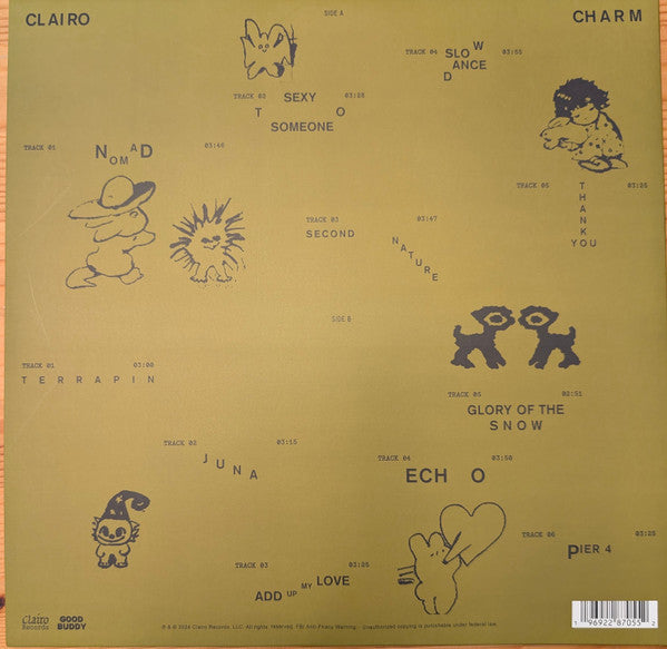 Clairo - Charm - New LP Record 2024 Good Buddy Vinyl - Indie Pop / Soft Rock - Shuga Records