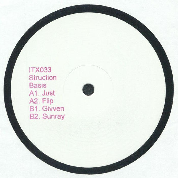 Struction - Basis - New 12" Single Record 2024 Ilian Tape Germany Vinyl - Techno / Breakbeat / Abstract - Shuga Records