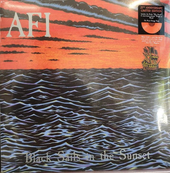 中古レコードAFI Black Sails in the Sunset Amazon.com: AFI - Black Sails In The Sunset Exclusive Orange & Red