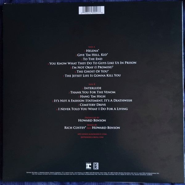 My Chemical Romance - Three Cheers For Sweet Revenge (2004) - New LP Record 2024 Reprise Urban Outfitters Exclusive Red Oxblood Vinyl - Alternative Rock / Emo / Pop Punk - Shuga Records