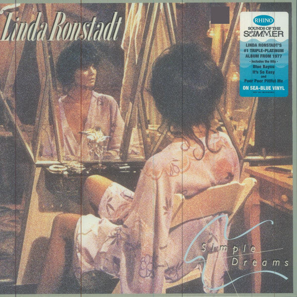 Linda Ronstadt - Simple Dreams (1977) - New LP Record 2024 Rhino / Asylum Sea Blue Vinyl - Rock / Country Rock / Soft Rock - Shuga Records