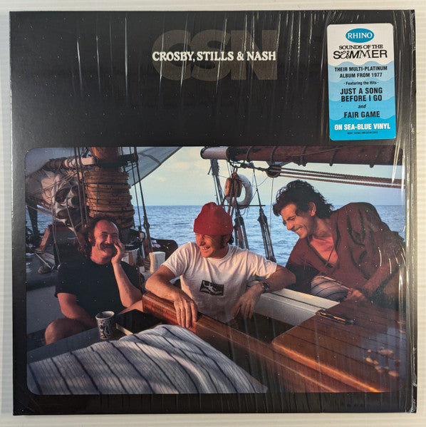 Crosby, Stills & Nash - CSN (1977) - New LP Record 2024 Atlantic Sea-Blue Vinyl - Soft Rock / Folk Rock / Classic Rock - Shuga Records