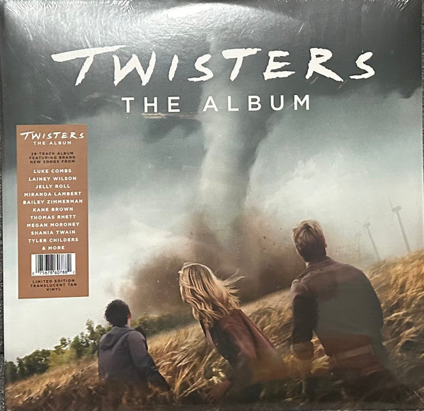 Various - Twisters: The Album - Mint- LP Record 2024 Atlantic Warner Translucent Tan Vinyl - Soundtrack - Shuga Records