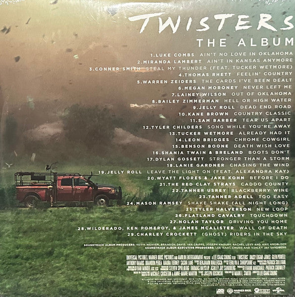 Various - Twisters: The Album - Mint- LP Record 2024 Atlantic Warner Translucent Tan Vinyl - Soundtrack - Shuga Records