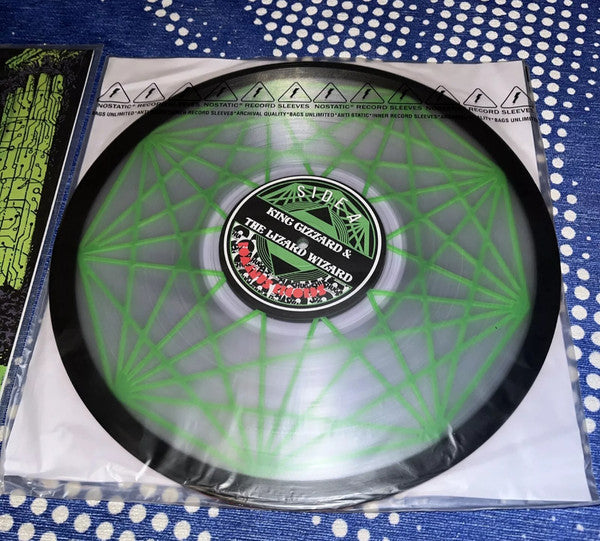 King Gizzard And The Lizard Wizard - Nonagon Infinity Live - Mint- LP Record 2024 Romanus Shuga Exclusive NONAGON Glow Filled Vinyl & Numbered 04/25- Psychedelic Rock - Shuga Records