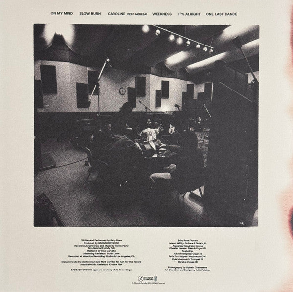 Baby Rose - Slow Burn - New LP Record 2024 Secretly Canadian Secretly Society Club Clear Smoke Vinyl - Neo Soul / R&B / Psychedelic - Shuga Records