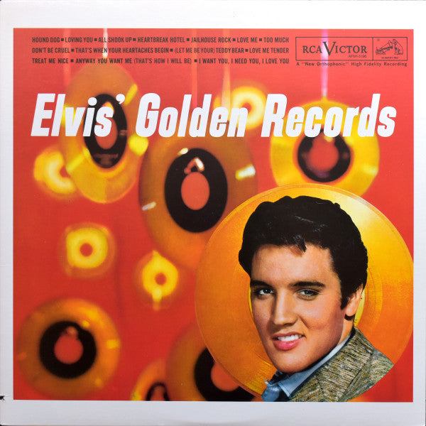 Elvis Presley - Elvis' Golden Records (1958) - Mint- LP Record 1984 RCA USA Vinyl - Rock & Roll / Rockabilly - Shuga Records