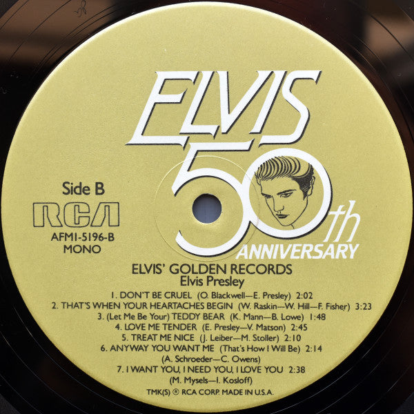 Elvis Presley - Elvis' Golden Records (1958) - Mint- LP Record 1984 RCA USA Vinyl - Rock & Roll / Rockabilly - Shuga Records