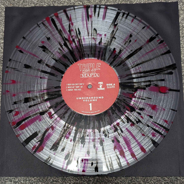 Triple Six Mafia - Underground Vol. 1 (1991-1994) (1999) - Mint- 2 LP Record 2024 Hypnotize Minds Get On Down Splatter Vinyl, OBI & Numbered - Hip Hop / Memphis Rap / Horrorcore - Shuga Records