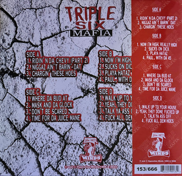 Triple Six Mafia - Underground Vol. 1 (1991-1994) (1999) - Mint- 2 LP Record 2024 Hypnotize Minds Get On Down Splatter Vinyl, OBI & Numbered - Hip Hop / Memphis Rap / Horrorcore - Shuga Records