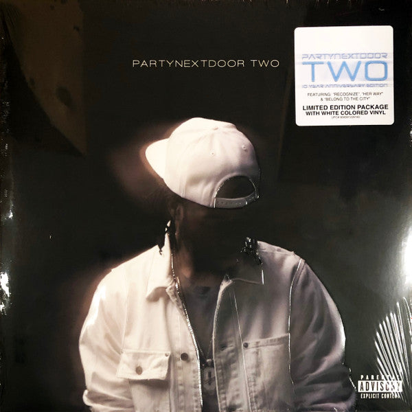 PARTYNEXTDOOR - PARTYNEXTDOOR Two (2014) - Mint- (VG- Damaged Cover) LP Record 2024 OVO White Vinyl - R&B - Shuga Records