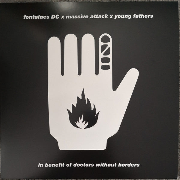 Massive Attack X Fontaines DC X Young Fathers - Ceasefire - New EP Record 2024 Battle Box UK White Vinyl - Trip Hop - Shuga Records