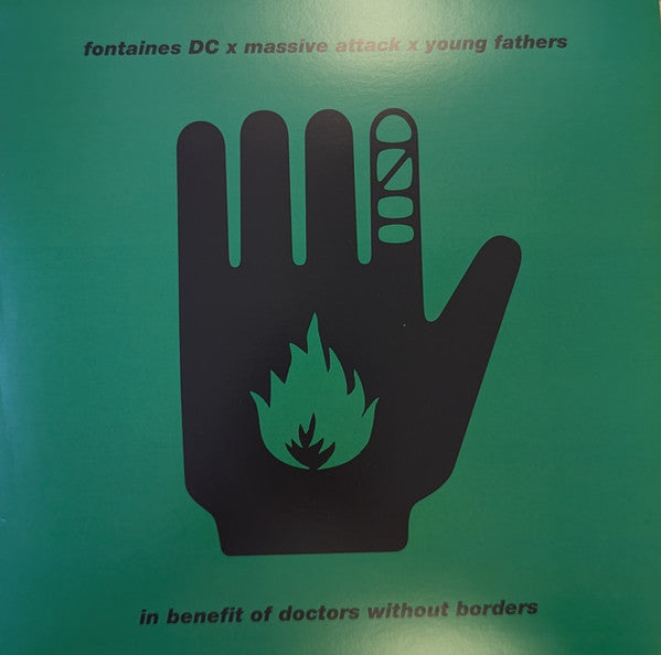Massive Attack X Fontaines DC X Young Fathers - Ceasefire - New EP Record 2024 Battle Box UK Black Vinyl - Trip Hop - Shuga Records