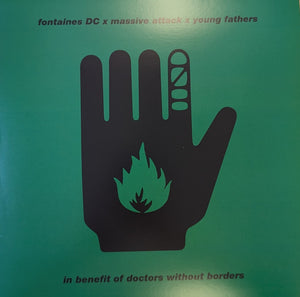 Massive Attack X Fontaines DC X Young Fathers - Ceasefire - New EP Record 2024 Battle Box UK Black Vinyl - Trip Hop - Shuga Records