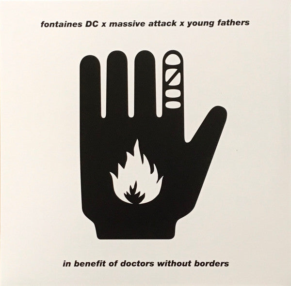 Massive Attack X Fontaines DC X Young Fathers - Ceasefire - New EP Record 2024 Battle Box UK Red Vinyl - Trip Hop - Shuga Records