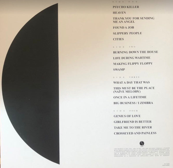 Talking Heads - Stop Making Sense (Music From A Film By Jonathan Demme And Talking Heads)(1984) - New 2 LP Record 2024 Sire Vinyl & Booklet - Pop Rock / New Wave / Soundtrack - Shuga Records
