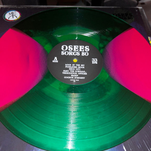 Osees - SORCS 80 - Mint- LP Record 2024 Castle Face Kelly Green & Magenta Blob Vinyl & Download - Psychedelic Rock - Shuga Records
