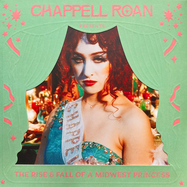 Chappell Roan - The Rise & Fall Of A Midwest Princess - Mint- 2 LP Record 2024 Island UK Coke Bottle Clear Green Vinyl - Alt-Pop / Dance-pop - Shuga Records