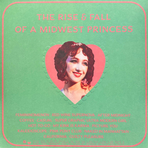 Chappell Roan - The Rise & Fall Of A Midwest Princess - Mint- 2 LP Record 2024 Island UK Coke Bottle Clear Green Vinyl - Alt-Pop / Dance-pop - Shuga Records