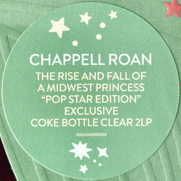 Chappell Roan - The Rise & Fall Of A Midwest Princess - Mint- 2 LP Record 2024 Island UK Coke Bottle Clear Green Vinyl - Alt-Pop / Dance-pop - Shuga Records
