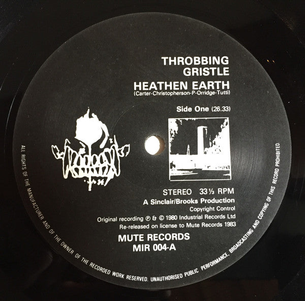 Throbbing Gristle - Heathen Earth (1980) - Mint- LP Record 1983 Mute UK Vinyl - Electronic / Industrial / Experimental - Shuga Records