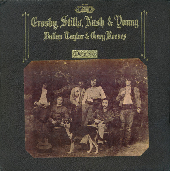 David Crosby, Stephen Stills, Graham Nash / Neil Young - Déjà Vu (1970) - VG+ LP Record 1977 Atlantic Club Edition USA Vinyl & Textured cover - Classic Rock - Shuga Records