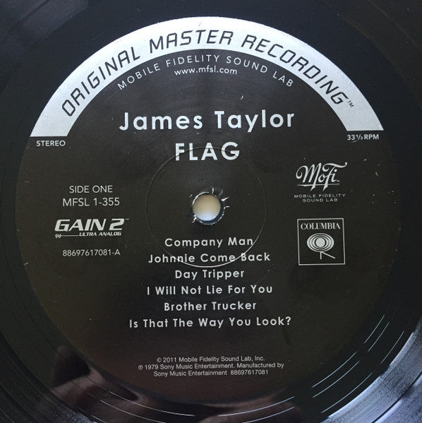 James Taylor - Flag (1979) - Mint- LP Record 2011 Mobile Fidelity Sound Lab Columbia 180 gram Vinyl & Numbered - Soft Rock / Folk Rock - Shuga Records