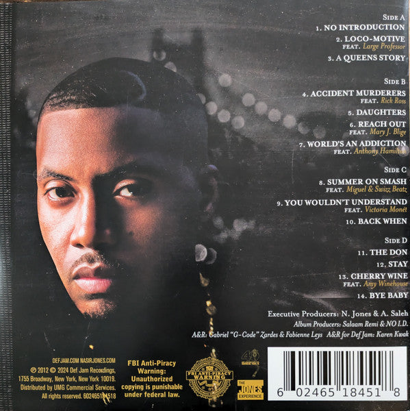 Nas - Life Is Good (2012) - Mint- 2 LP Record 2024 Def Jam Coke Bottle Clear Vinyl, Insert & Trading Card - Hip Hop / Boom Bap