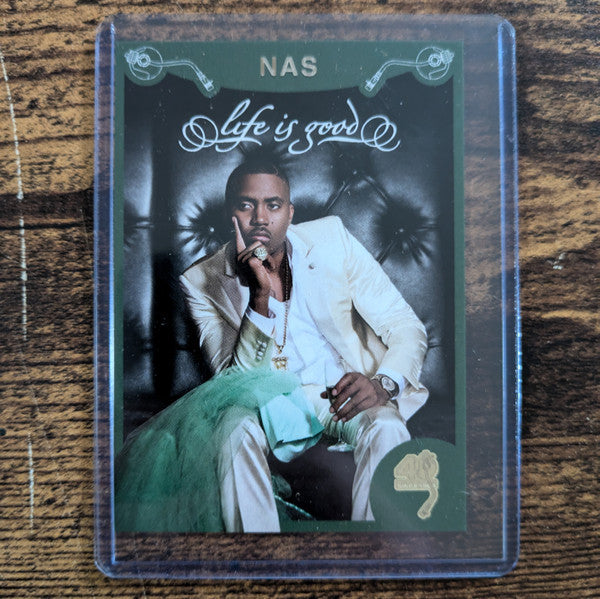Nas - Life Is Good (2012) - Mint- 2 LP Record 2024 Def Jam Coke Bottle Clear Vinyl, Insert & Trading Card - Hip Hop / Boom Bap