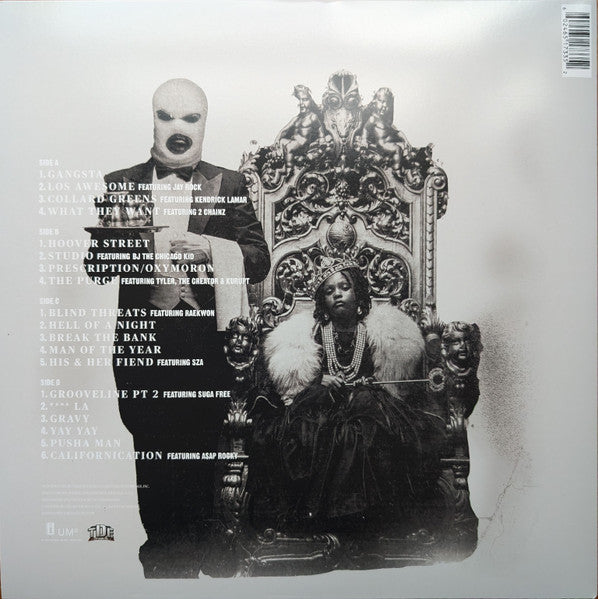 Schoolboy Q - Oxymoron (2014) - New 2 LP Record 2024 Top Dawg Target Exclusive Silver & Clear Vinyl, Alternate Cover - Hip Hop - Shuga Records