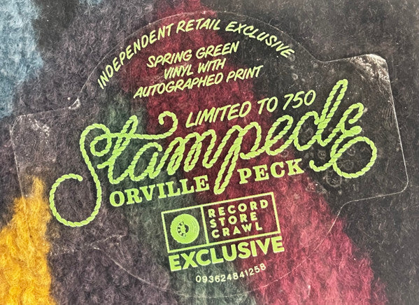 Signed Autographed - Orville Peck - Stampede - New 2 LP Record 2024 Warner Spring Green Vinyl Signed Autographed Insert - Pop Rock / Country Rock - Shuga Records