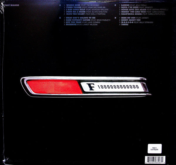 Post Malone - F-1 Trillion - New 2 LP Record 2024 Mercury Republic Green Vinyl & Poster - Country - Shuga Records