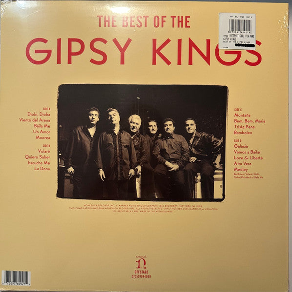 Gipsy Kings - The Best Of The Gipsy Kings (1995) - New 2 LP Record 2023 Nonesuch Barnes & Noble Exclusive Red Vinyl - Latin / Flamenco / Folk / Salsa - Shuga Records